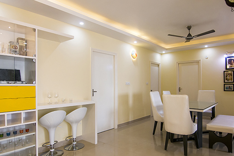 Dining Room Interior Design-3.Dining-3BHK, Sarjapur Road, Bangalore